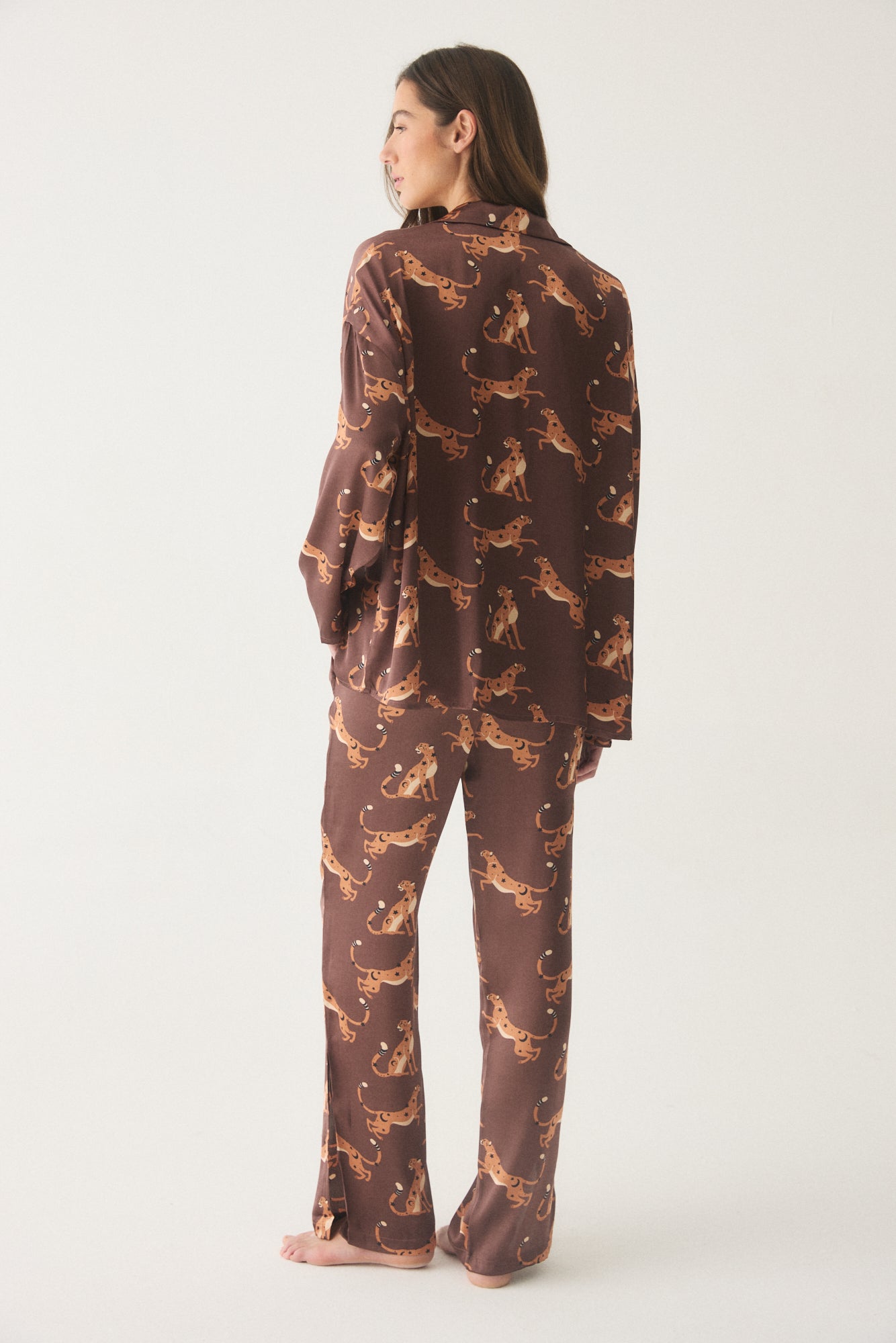 PIJAMA LIBRA ARA BROWN LARGO