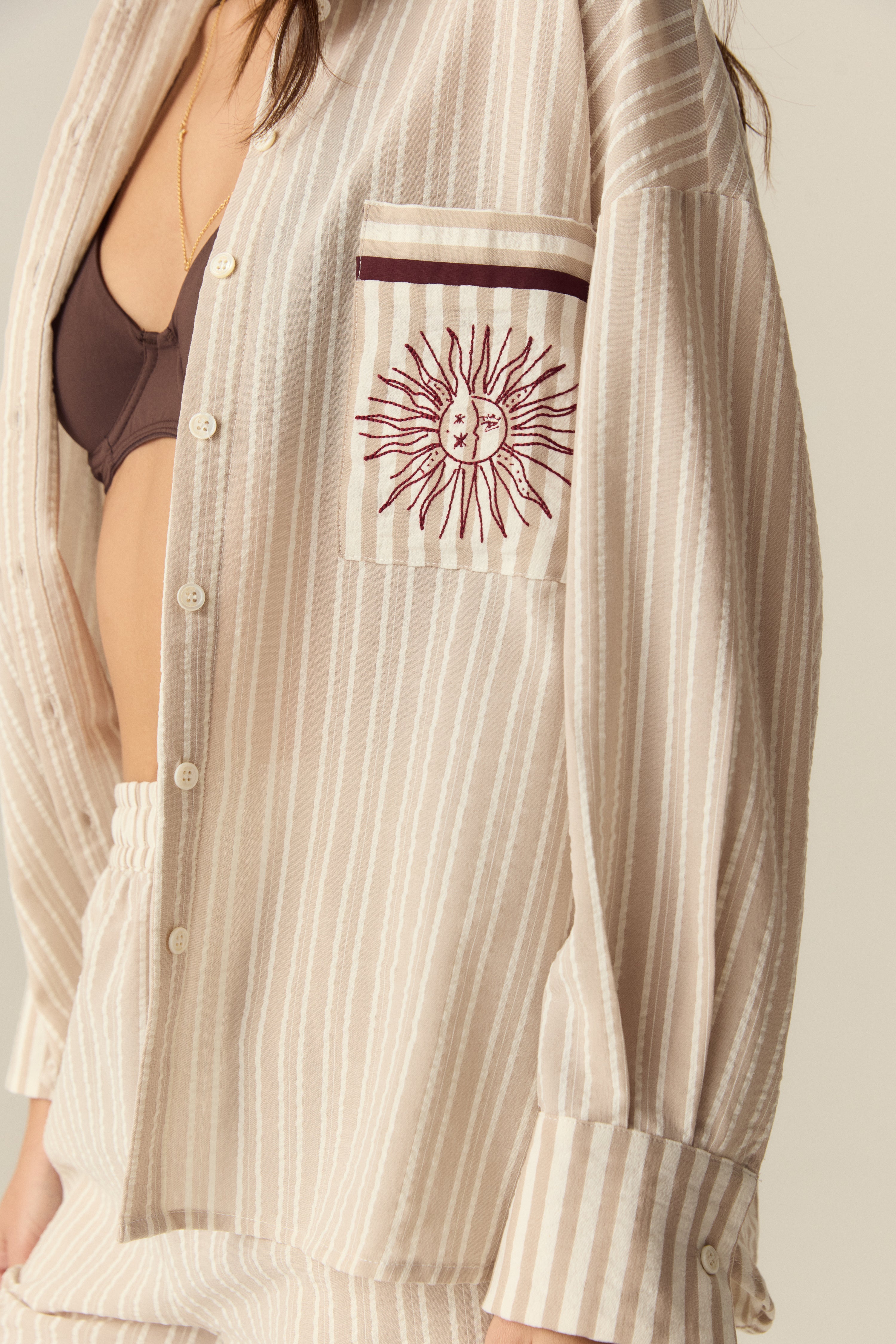PIJAMA AMBAR TOSTADO