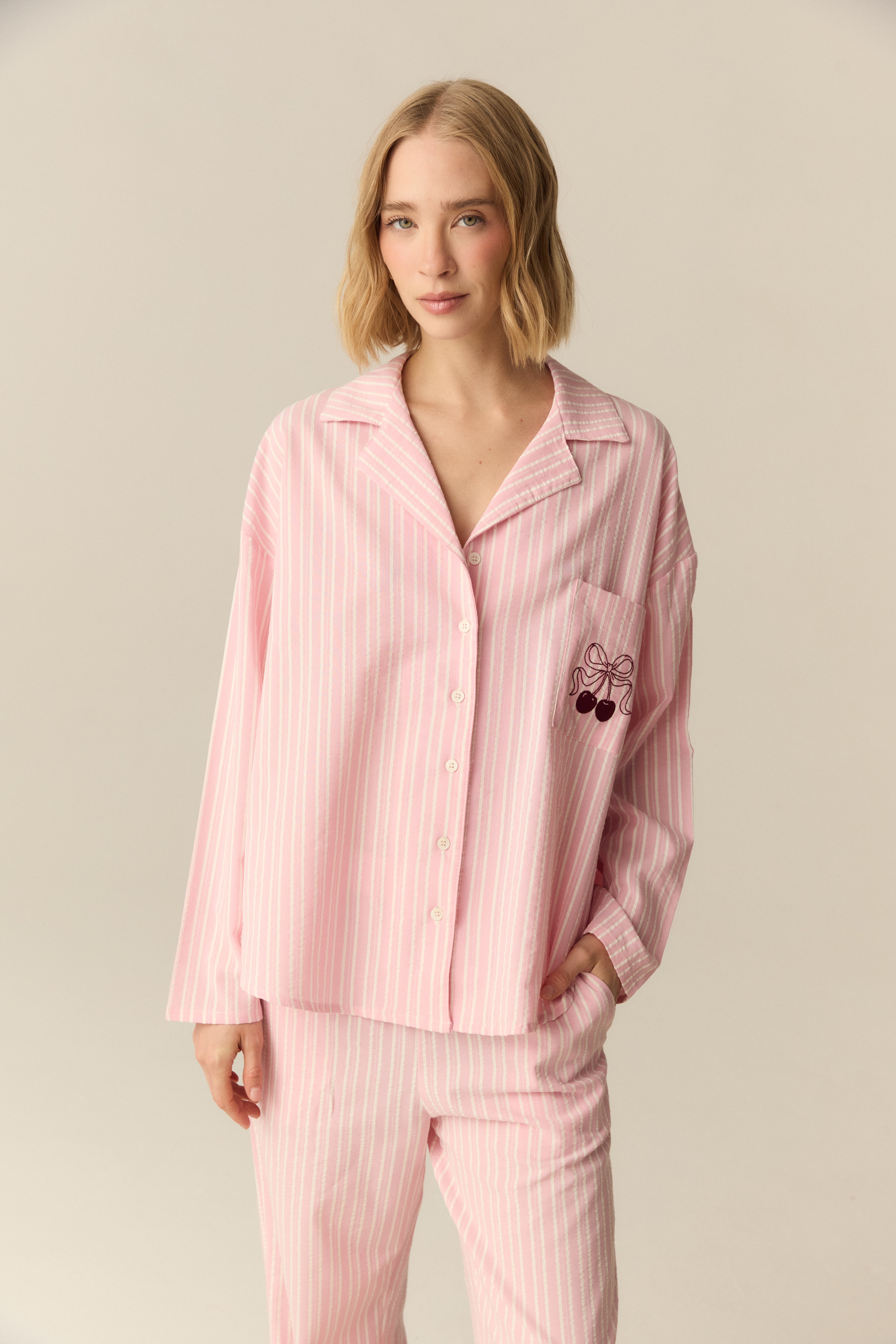 PIJAMA CORAL ROSA