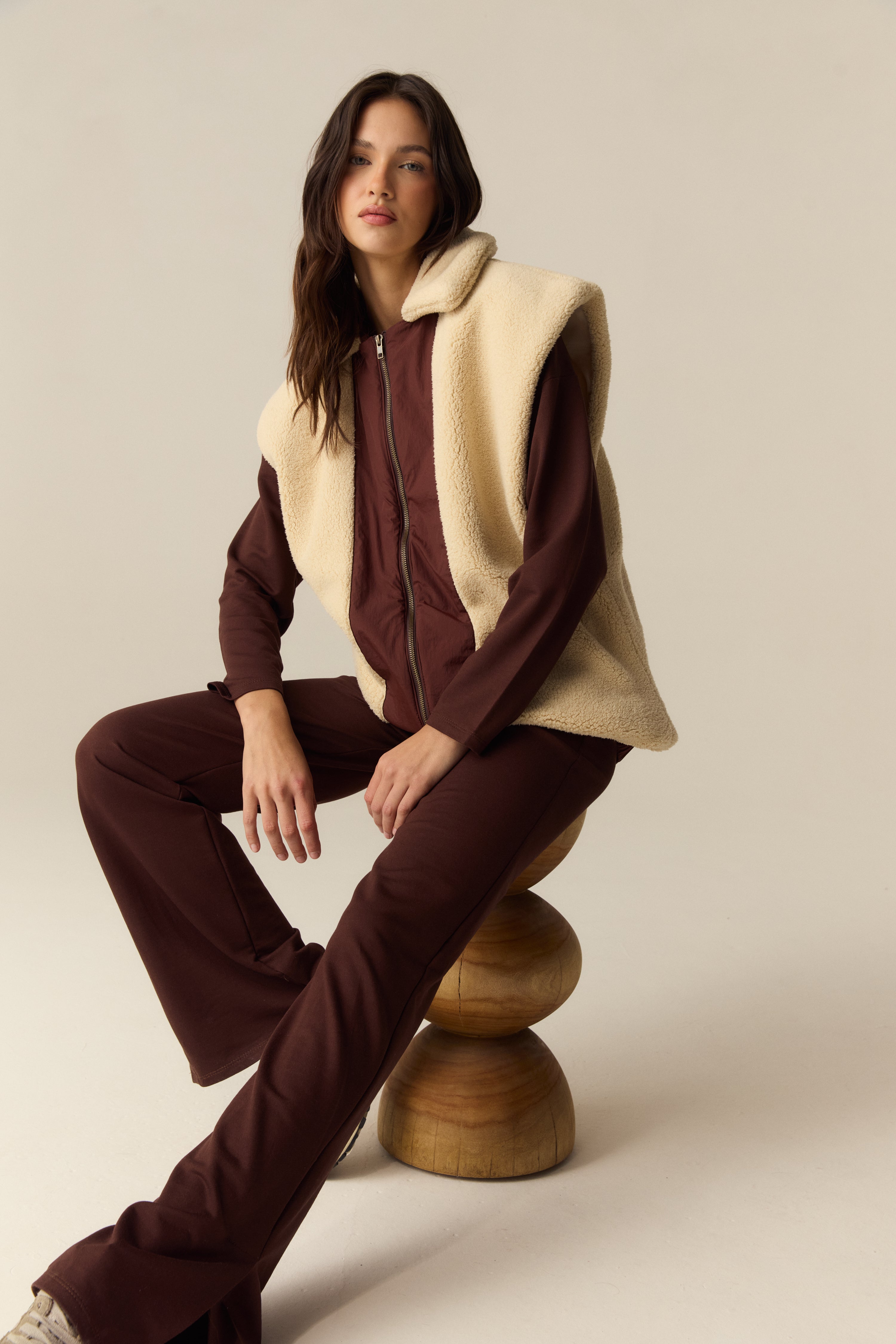 CHALECO IZAR CRUDO
