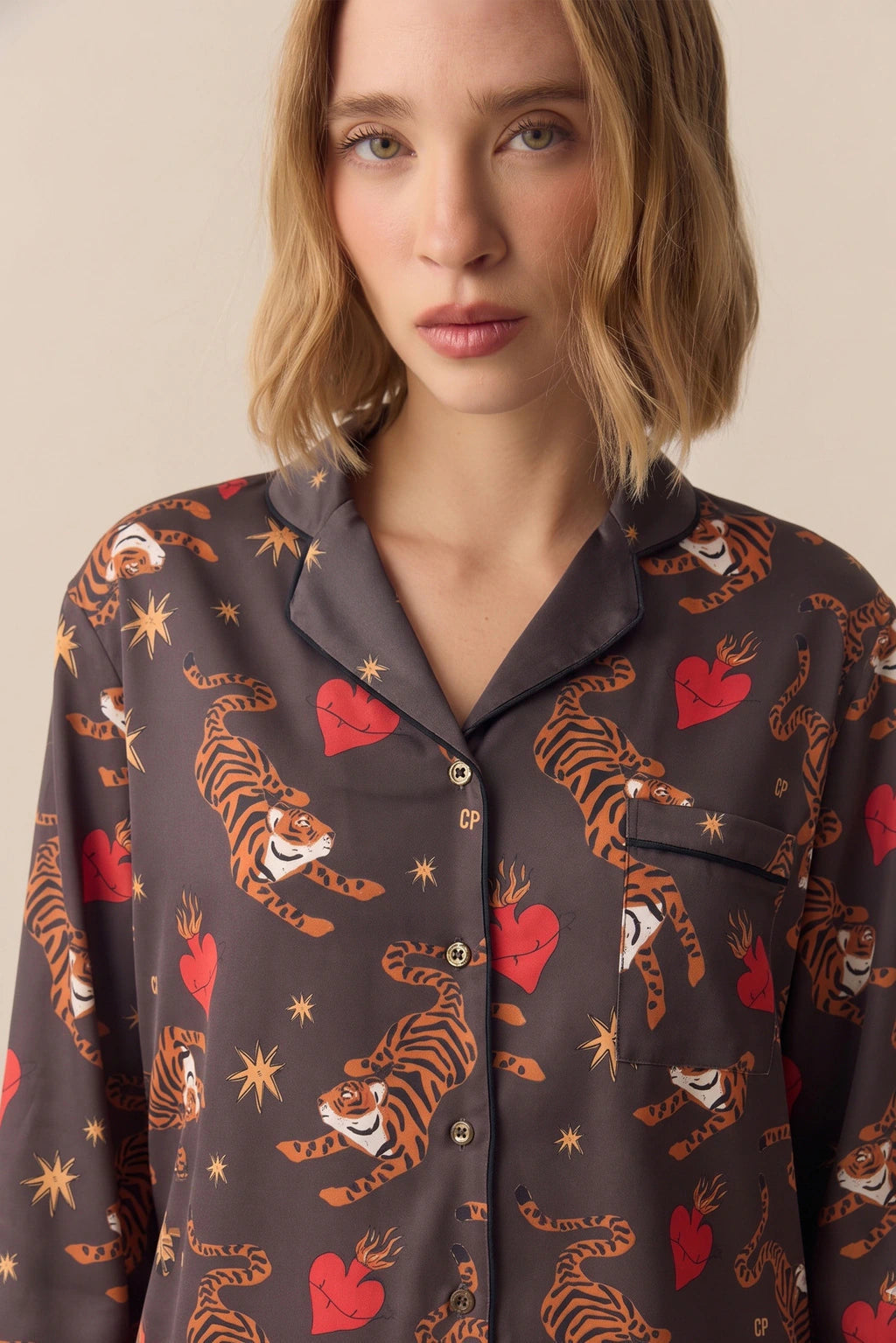 PIJAMA DAFNE LARGO VEGA DARK