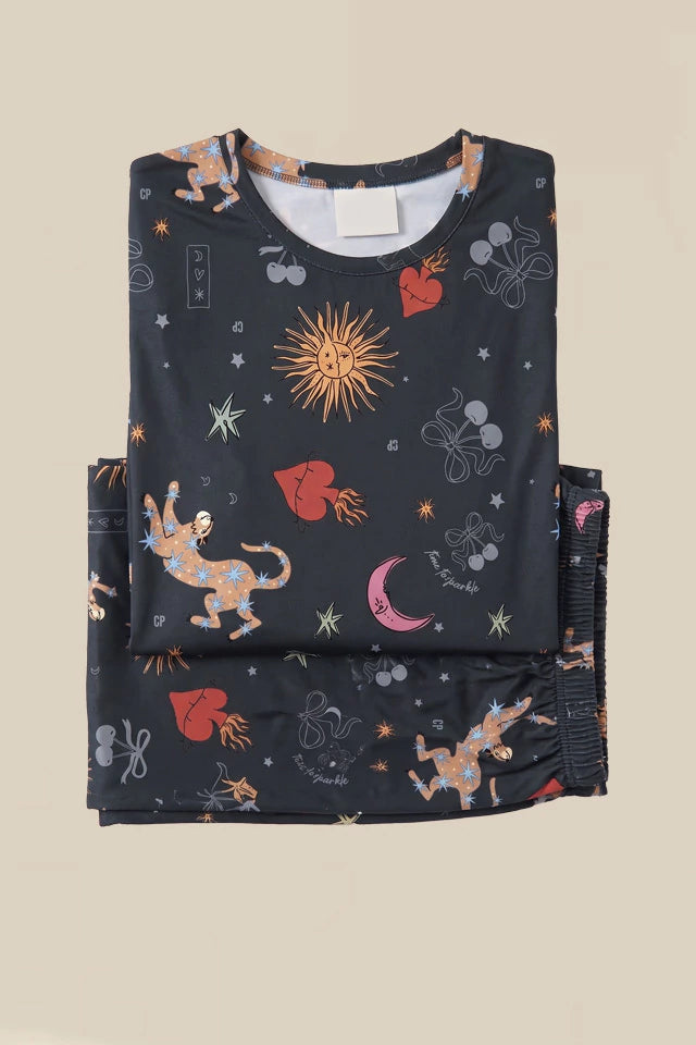 PIJAMA GRUS COSMOS BLACK