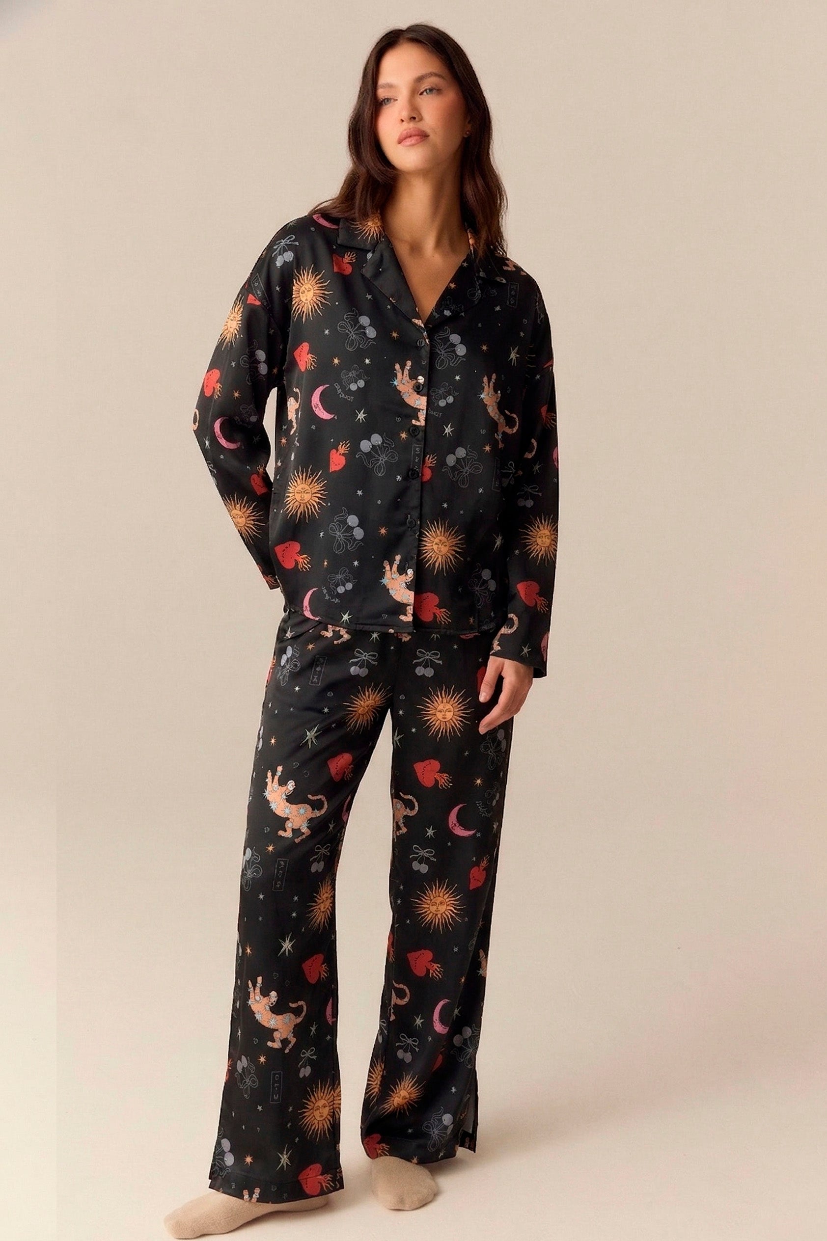 PIJAMA ASTRO COSMOS BLACK