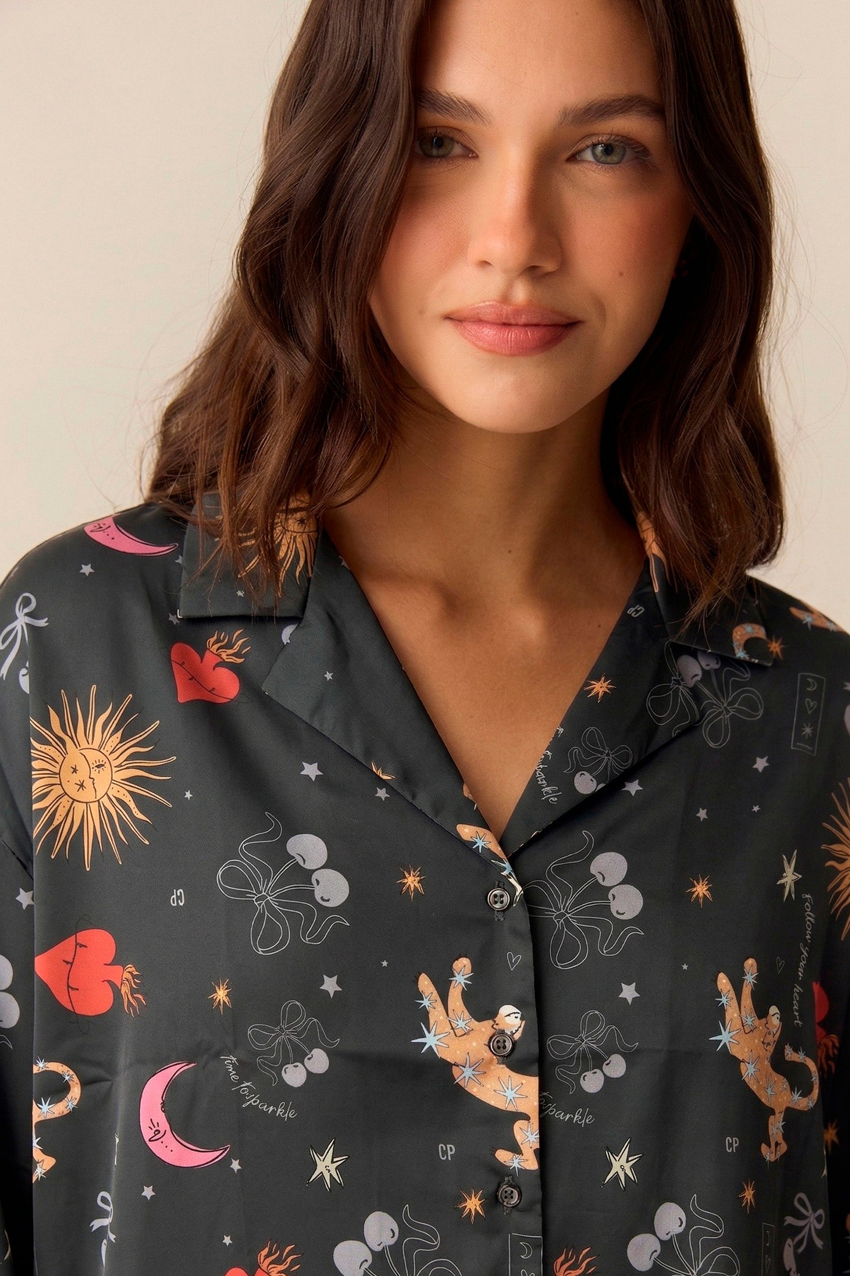 PIJAMA ASTRO COSMOS BLACK