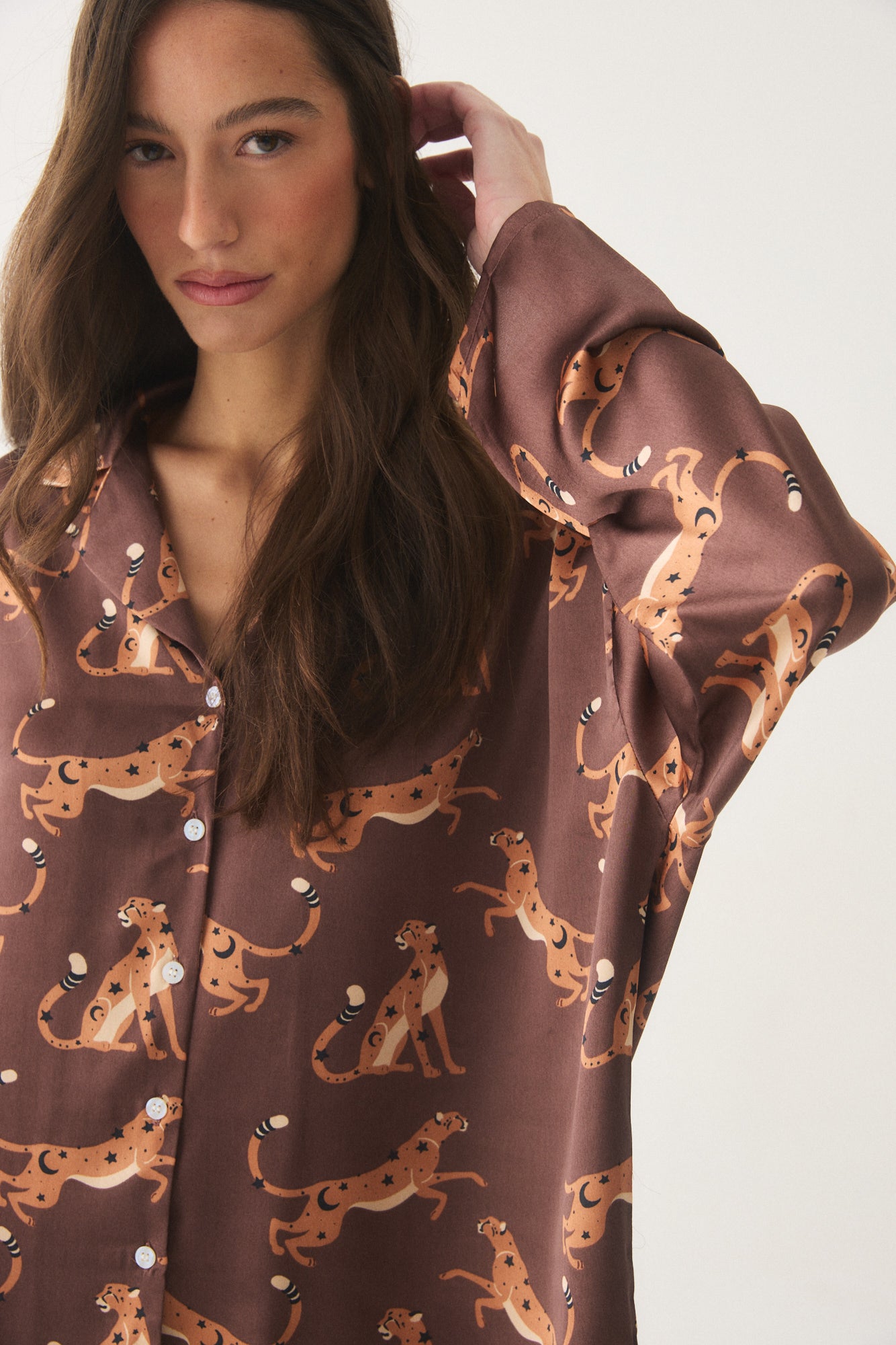 PIJAMA LIBRA ARA BROWN LARGO