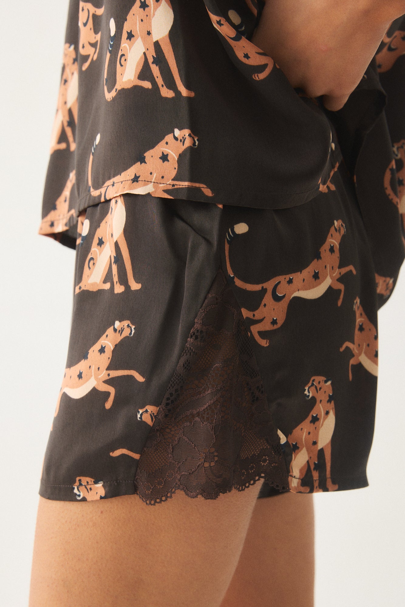 PIJAMA LIBRA ARA BLACK CORTO