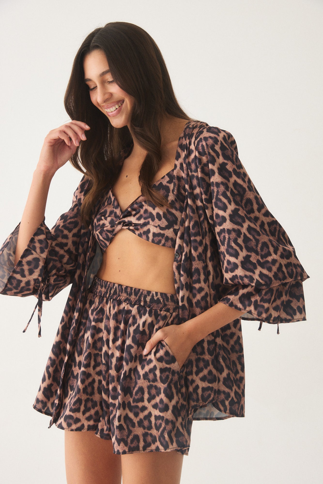 KIMONO CIRA SAVAGE DARK