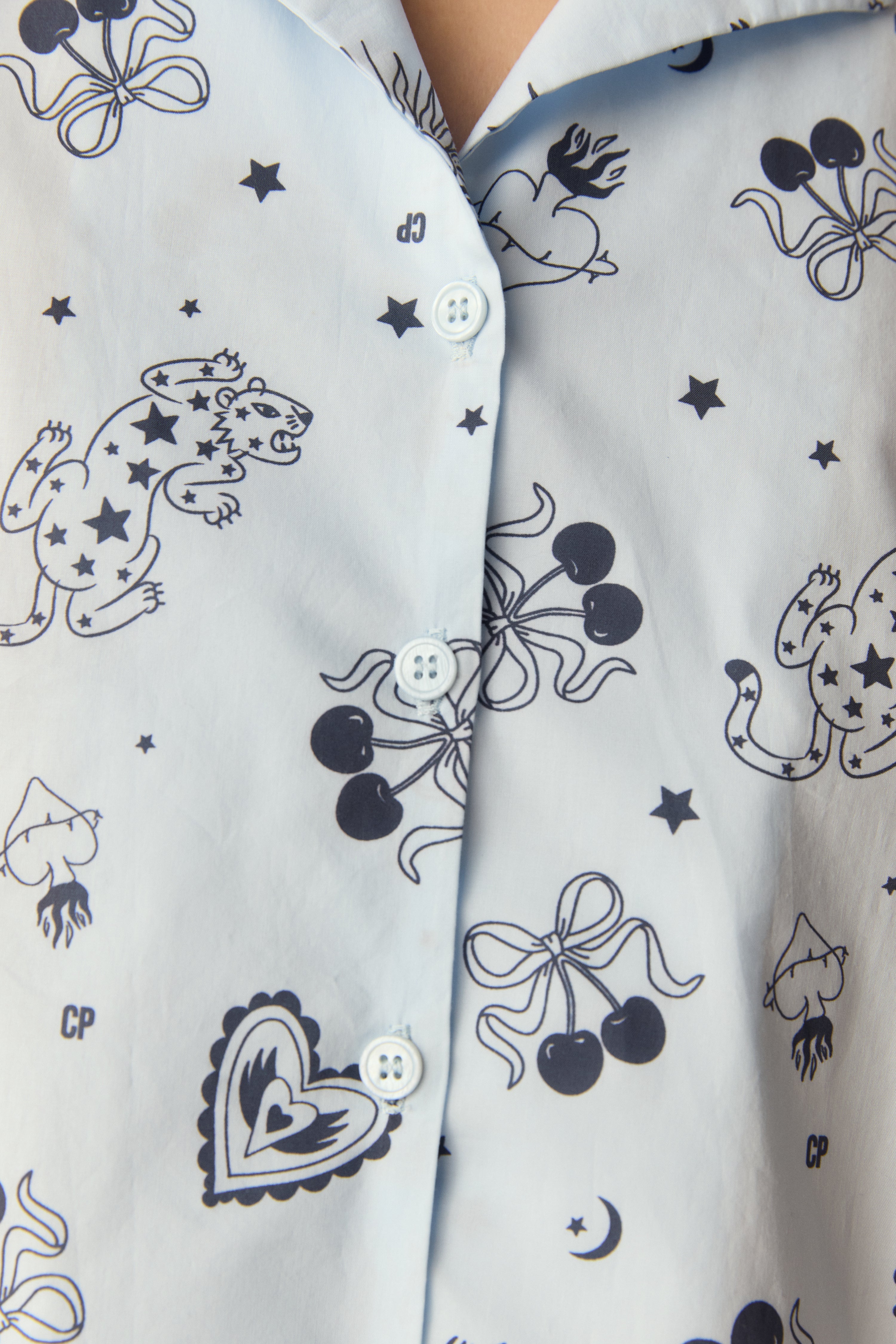 PIJAMA ELECTRA CELESTE