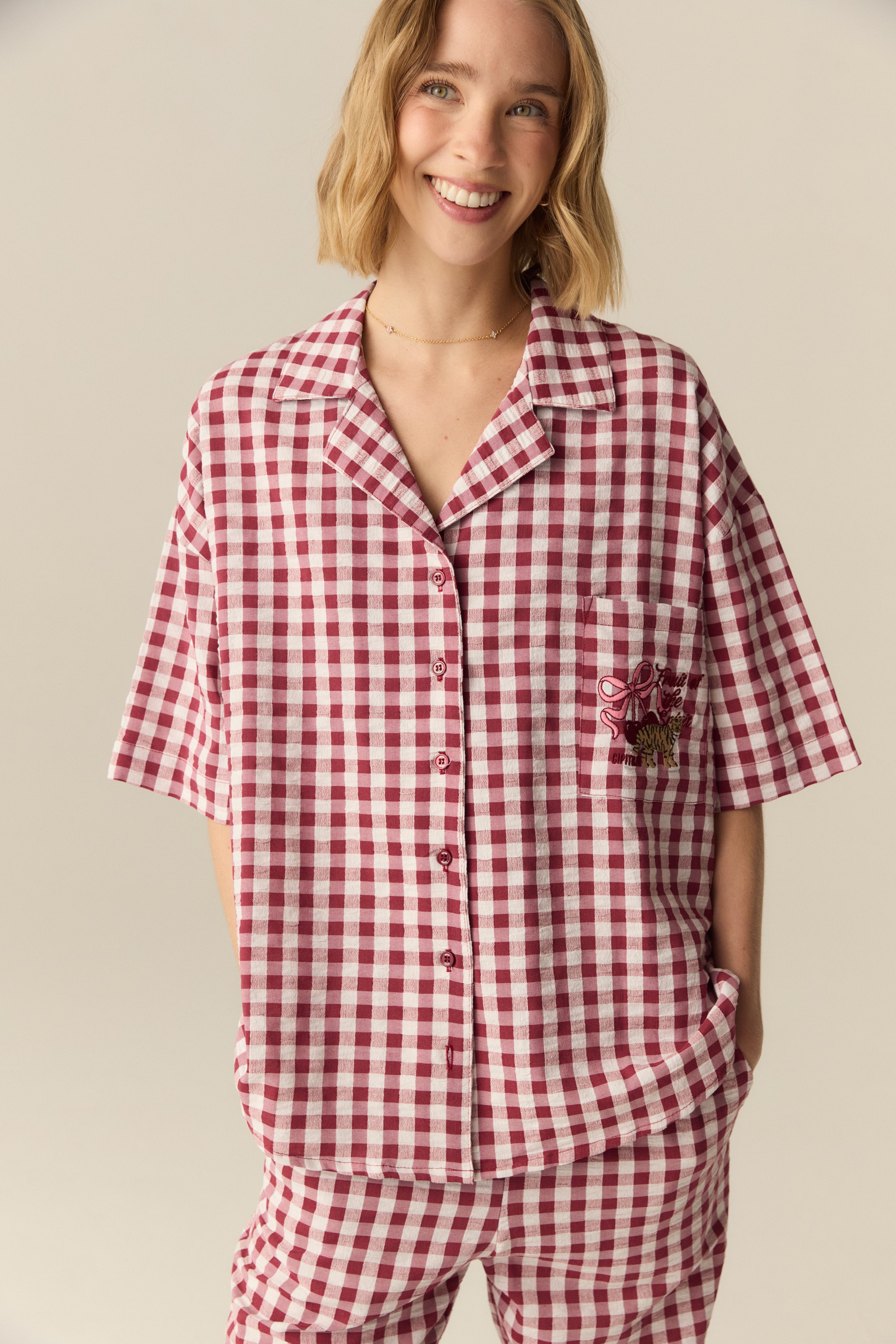 PIJAMA RUBI CUADRILLE