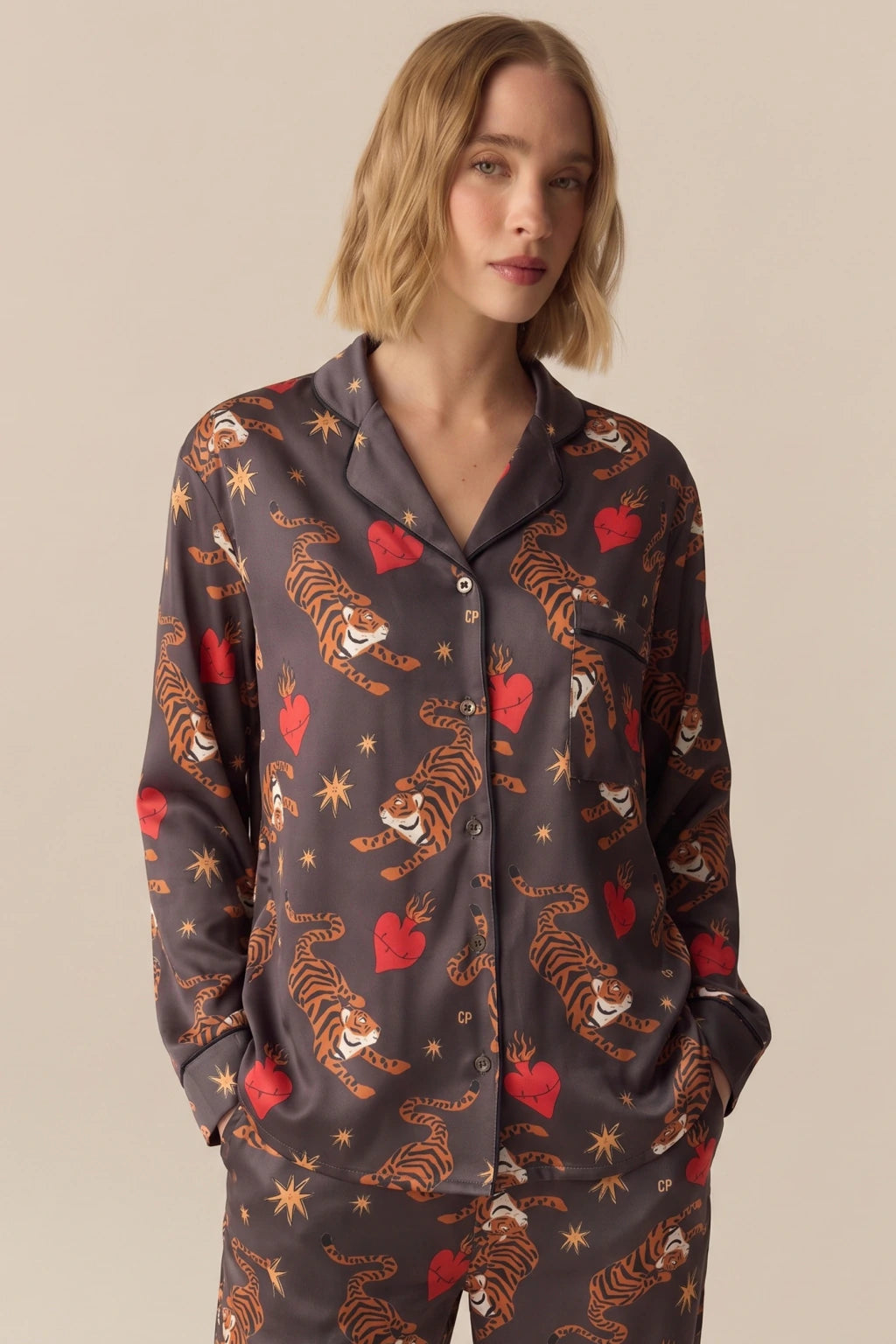 PIJAMA DAFNE LARGO VEGA DARK