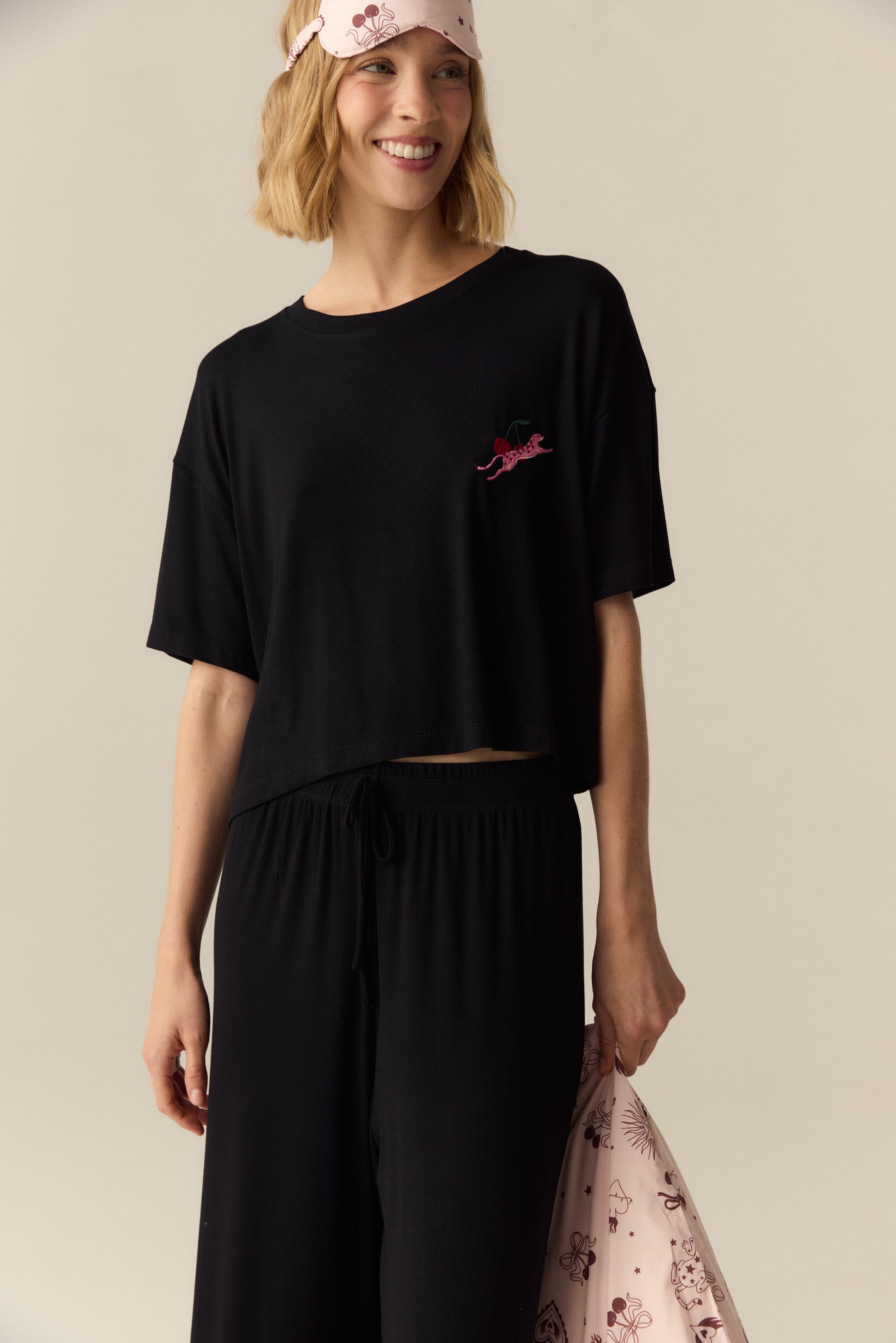 PIJAMA PURA NEGRO