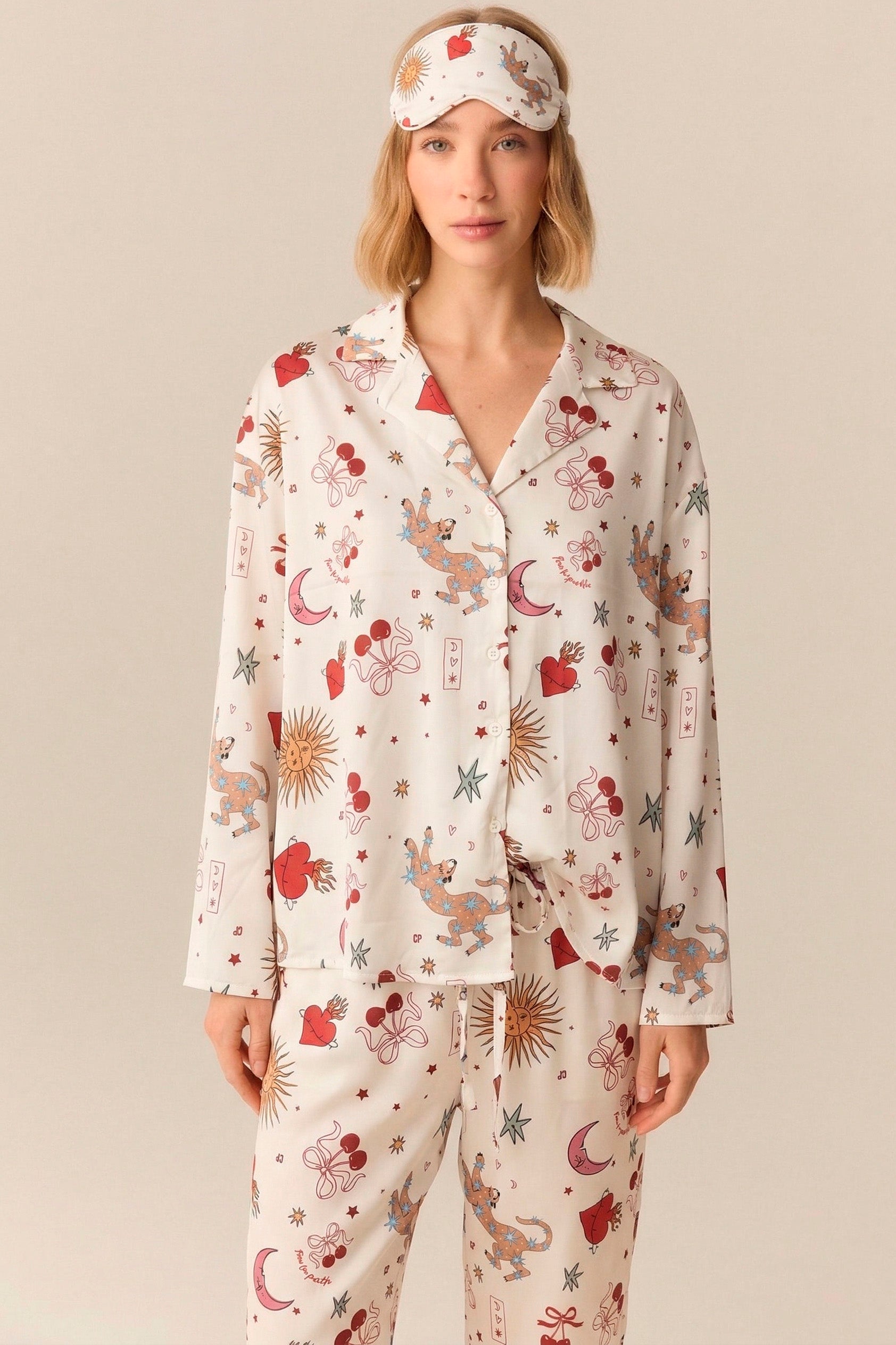 PIJAMA ALUDRA COSMOS WHITE